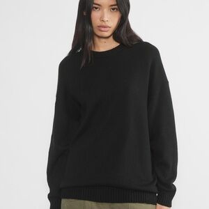 Sunday Best Peggy Black Crew Neck Sweater